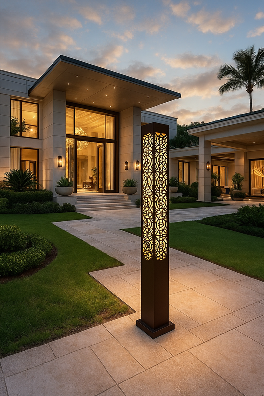 Outdoor Light Post | Decorative Modern Garden & Pathway Lamp