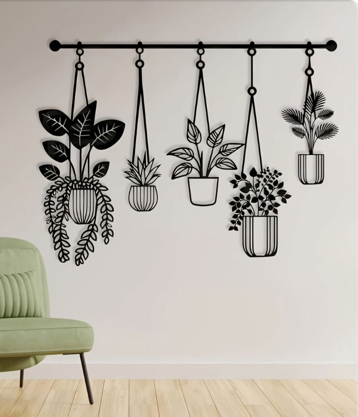 Metal wall decoration
